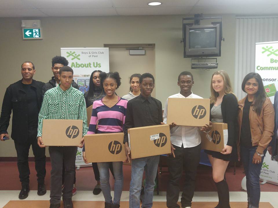 Laptop award ceremony